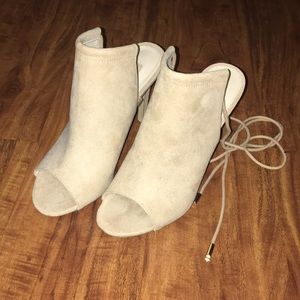 Forever 21 lace up heels